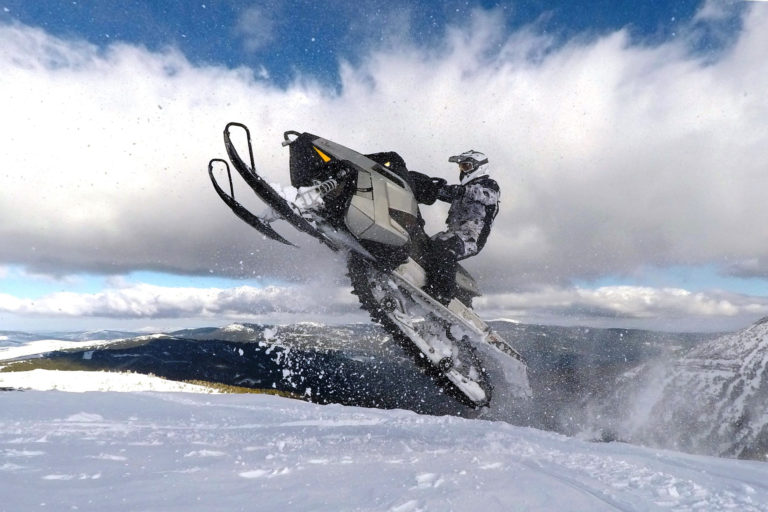 What should you not do on a snowmobile